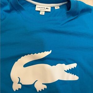 Lacoste Blue T-Shirt - XL - Smoke Free Home